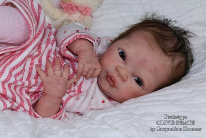 Молд для куклы реборн Olive by Denise Pratt