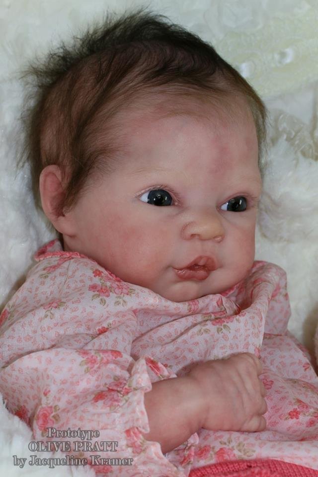 Молд для куклы реборн Olive by Denise Pratt