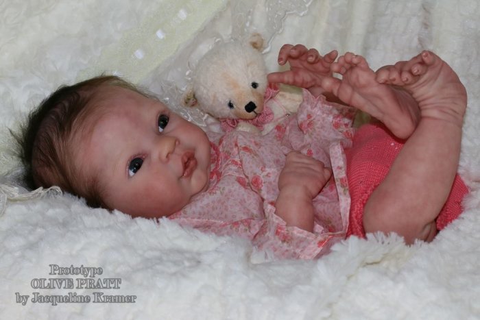 Молд для куклы реборн Olive by Denise Pratt