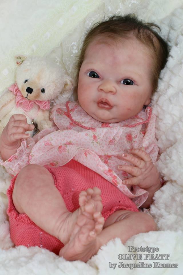 Молд для куклы реборн Olive by Denise Pratt