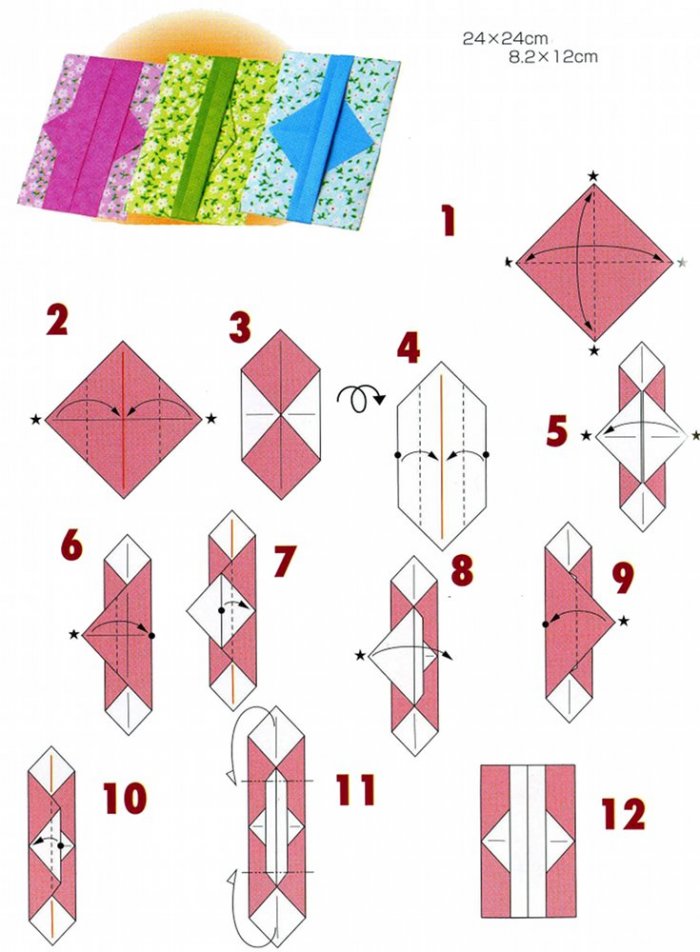 Оригами. Как сделать конверт