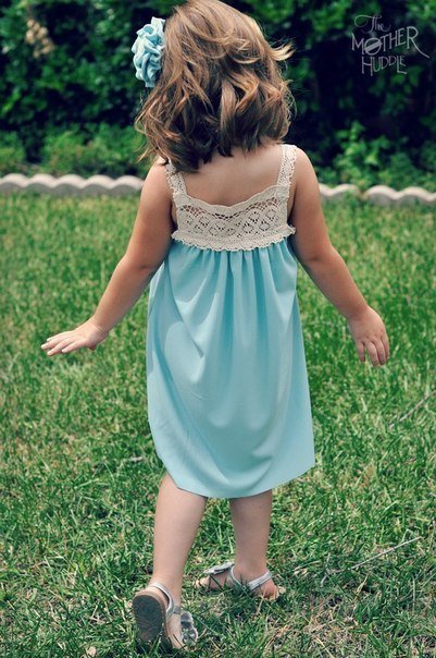 Летнее платье для девочки своими руками