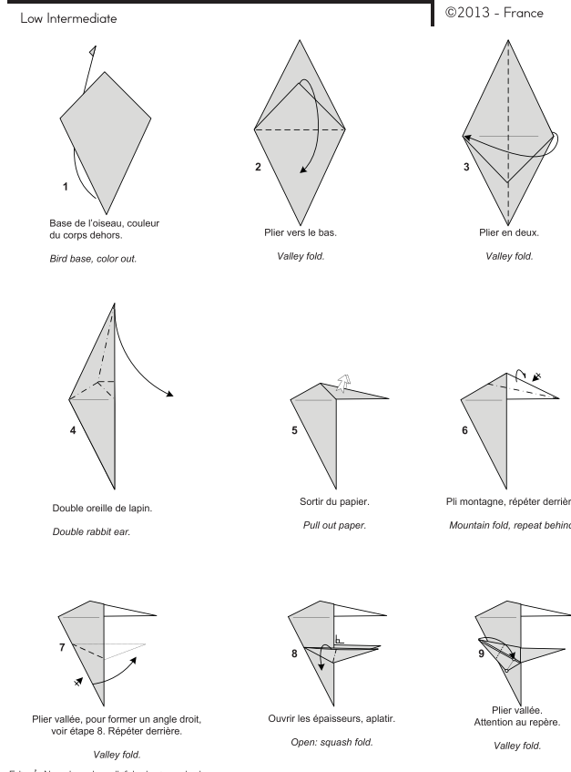 Оригами из бумаги. Мышь