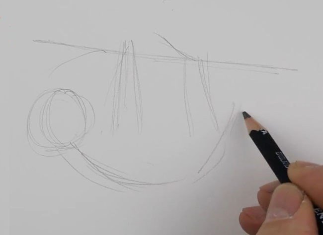 Уроки рисования карандашом. Ленивец