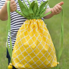 Простая сумка для детей в форме ананаса