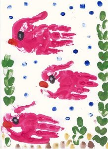 Рисование пальчиковыми красками для малышей
