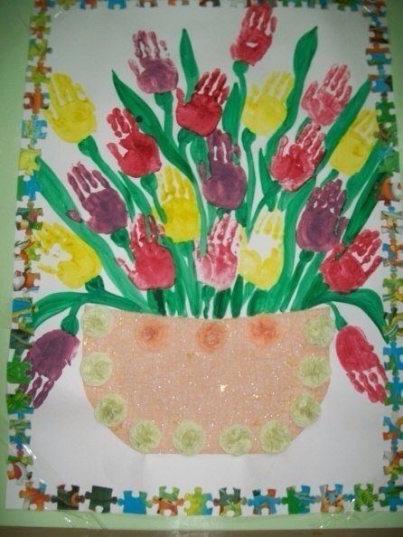 Рисование пальчиковыми красками для малышей