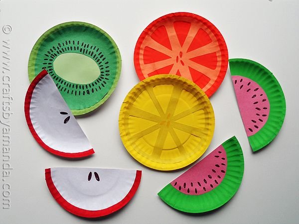 поделки для детей из одноразовых тарелок, фото