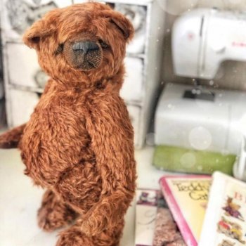 Авторский мишка Сникерс от Евгении Закерьиной: 40 см - выкройка