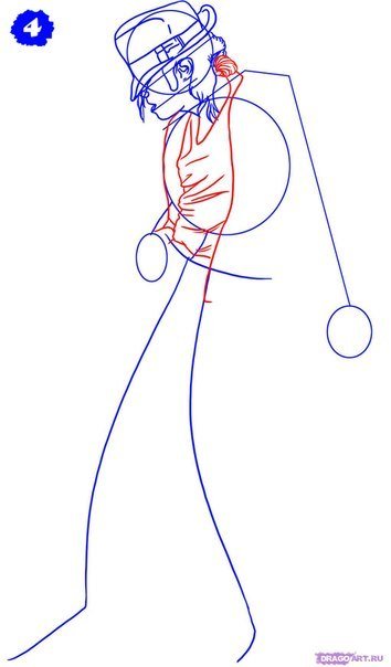Пошаговое рисование карандашом. Майкл Джексон