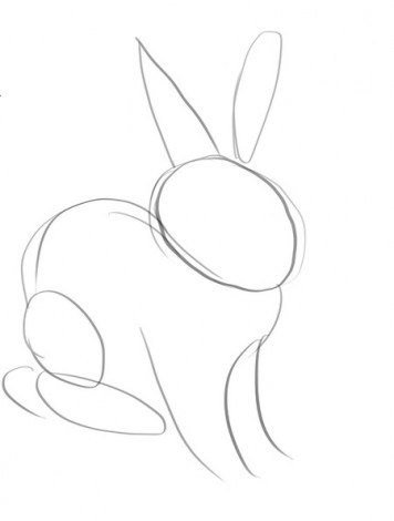 Кролик. Уроки пошагового рисования