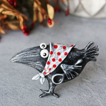 Птички с характером: винтажные вороны из полимерной глины