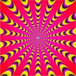 Оптические иллюзии. Картинка от Акиоши Китаока