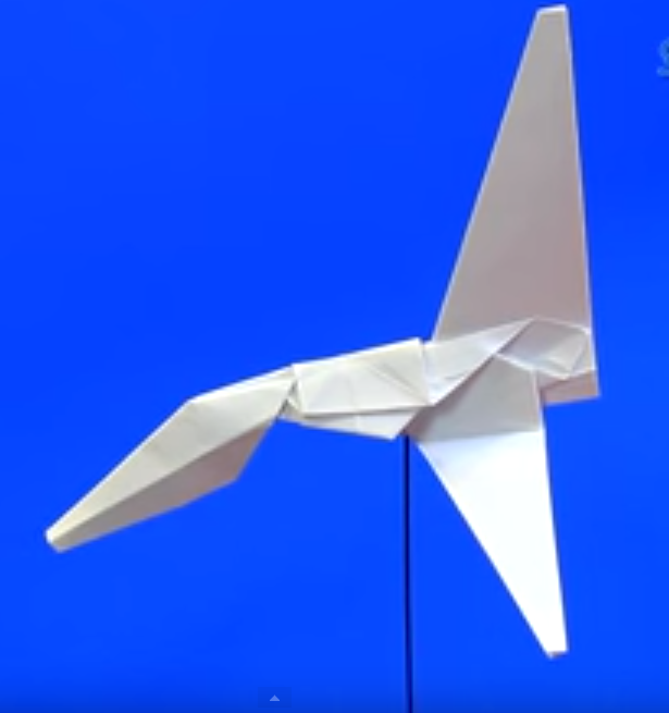 Оригами для детей из бумаги. Имперский корабль-перехватчик из Звездных Войн