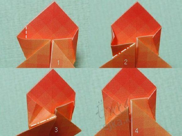 Оригами цветов - космеи