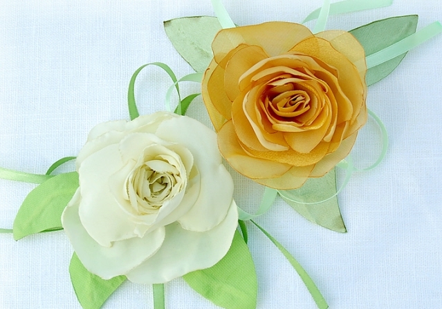 Скрапбукинг - делаем цветы для украшения свадьбы