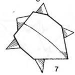 Черепаха - схема оригами из бумаги для детей