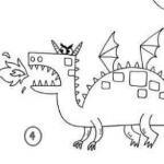 Драконы - рисунки карандашом. Уроки рисования для детей