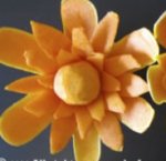 Карвинг - цветок из овощей