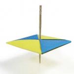 Оригами юла - поделка из бумаги для детей