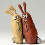 Смешные фигурки из глины, пластики из соленого теста - идеи для лепки с детьми