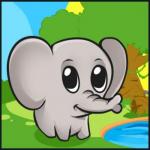 Слоненок - пошаговый рисунок для малышей