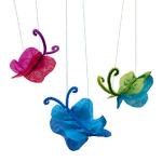 Бабочки из креповой бумаги - поделки для детей