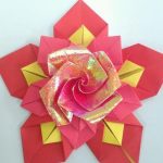Оригами цветок - схема сборки модульного оригами