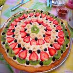 Пицца Тутти-фрутти - рецепт приготовления десерта