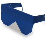 Очки - схема оригами для детей