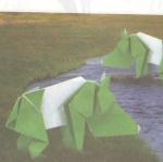 Сложное оригами гиппопотам - инструкция по сборке