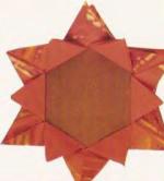Искусство поделок из бумаги - оригами цветов, Подсолнух