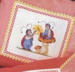 Схема вышивания крестиком для детей - простая вышивка