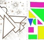 Картинки для аппликаций с геометрическими фигурами для детского творчества