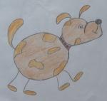 Рисование пошаговое для детей - учимся рисовать собаку