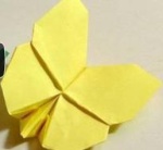 Оригами бабочка - поделка из бумаги для начинающих